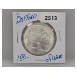 1oz .999 Silver Buffalo Round