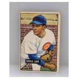 1951 Bowman Baseball #139 Dolyle Lade Cubs Crease