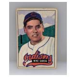 1951 Bowman Baseball Mike Garcia Cleveland Indians