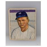 1950 Bowman Fred Sanford Yankees Crease/Stain