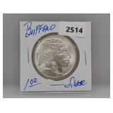 1oz .999 Silver Buffalo Round