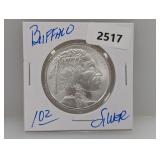 1oz .999 Silver Buffalo Round