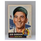 1953 Topps Baseball #117 - Sid Gordon "Braves"