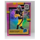 2022 Optic Rated RC George Pickens Pink RC #223