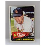 1965 Topps Baseball Curt Simmons 373