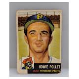 1953 Topps Baseball Howie Pollet Piartes Corners