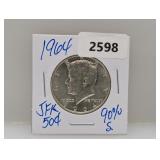 1964 90% Silver JFK Half $1 Dollar