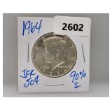 1964 90% Silver JFK Half $1 Dollar