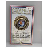 24K Gold Ltd Ed Barack Obama $1 Dollar