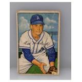 1952 Bowman #89 Billy Hitchcock Creases/Edges