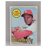 1969 Topps Baseball Curt Flood HOF 540