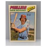 1977 Topps Sticker #41 Mike Schmidt HOF Phillies