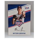 2018 USA Matthew Liberatore Autograph SP 099/499