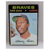 1971 Topps #400 Hank Aaron HOF Braves Edges