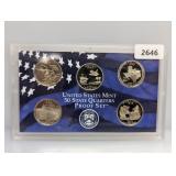 2004 US Mint State Quarter Proof Set