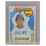 1969 Topps Baseball Fergie Jenkins HOF 640 Crease
