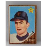 1962 Topps Baseball #199 Gaylord Perry HOF Surface