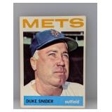 1964 Topps Baseball Duke Snider HOF Dodgers/Mets