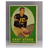 1958 Topps #66 Bart Starr HOF Packers Tear/Creases