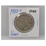1923-S 90% Silver Peace $1 Dollar