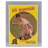 1959 Topps Mazeroski HOF White Background/Surface