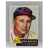 1953 Topps Baseball #190 Dixie Walker Cardinals