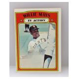 1972 Topps #50 Willie Mays In Action HOF Giants