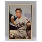 1953 Bowman Color Baseball Clint Courtney Browns