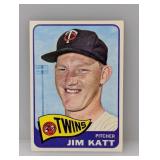1965 Topps Baseball Jim Kaat HOF 62