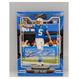 2021 Playbook Josh Palmer Rookie Autograph #124