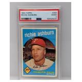 1959 Topps PSA 2 #300 Richie Ashburn HOF Phillies