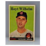 1958 Topps Baseball #324 Hoyt Wilhelm HOF Indians