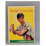 1958 Topps Baseball 368 Rocky Colavito HOF Indians