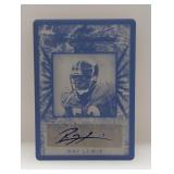 2022 Lewis Leaf Black Plate Distinguished Auto 1/1