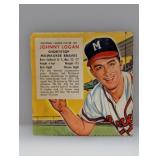 1954 Red Man Tobacco Johnny Logan Stains/Creases