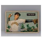 1951 Bowman Stan Rojek Pirates Uni Crease/Stain