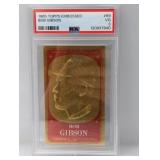 1965 Topps PSA 3 Embossed Bob Gibson HOF Cardinals