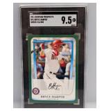 2011 Bowman Prospects Harper Green /450 SGC 9.5