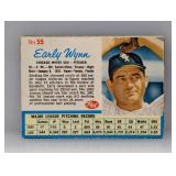 1962 Post Cereal Early Wynn HOF White Sox Creases