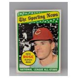 1969 Topps Baseball Pete Rose All Star 424