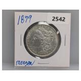 1879 90% Silver Morgan $1 Dollar