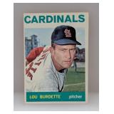 1964 Topps #523 Lou Burdette HI Number Cardinals