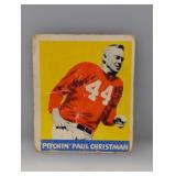 1948 Leaf Pitchin Paul Christman Crease/MKd