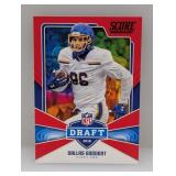 2018 Score Draft Dallas Goedert Red Rookie #23