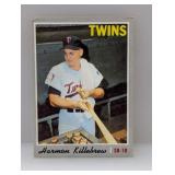 1970 Topps Baseball 150 Harmon Killebrew HOF Twins