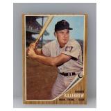 1962 Topps Baseball #70 Harmon Killebrew HOF Twins