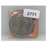 1972 Cook Isl Tangaroa $1 Dollar