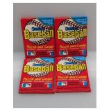 (4) 1988 Donruss Baseball Packs