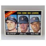1966 Topps 1965 LEADERS Conigliaro Cash Horton 218