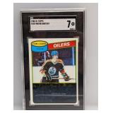1980-81 Topps Wayne Gretzky Unscathed Leaders SGC7